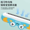 Children's silicone harmonica enlightenment toys for babies and infants, musical breath playing, intelligence and science education, playing the harmonica for beginners Application Scenario
